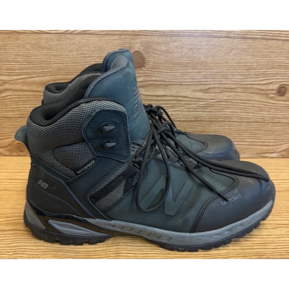 New Balance Composite‎ Gray Black Safety Work Boots Men's Size 14